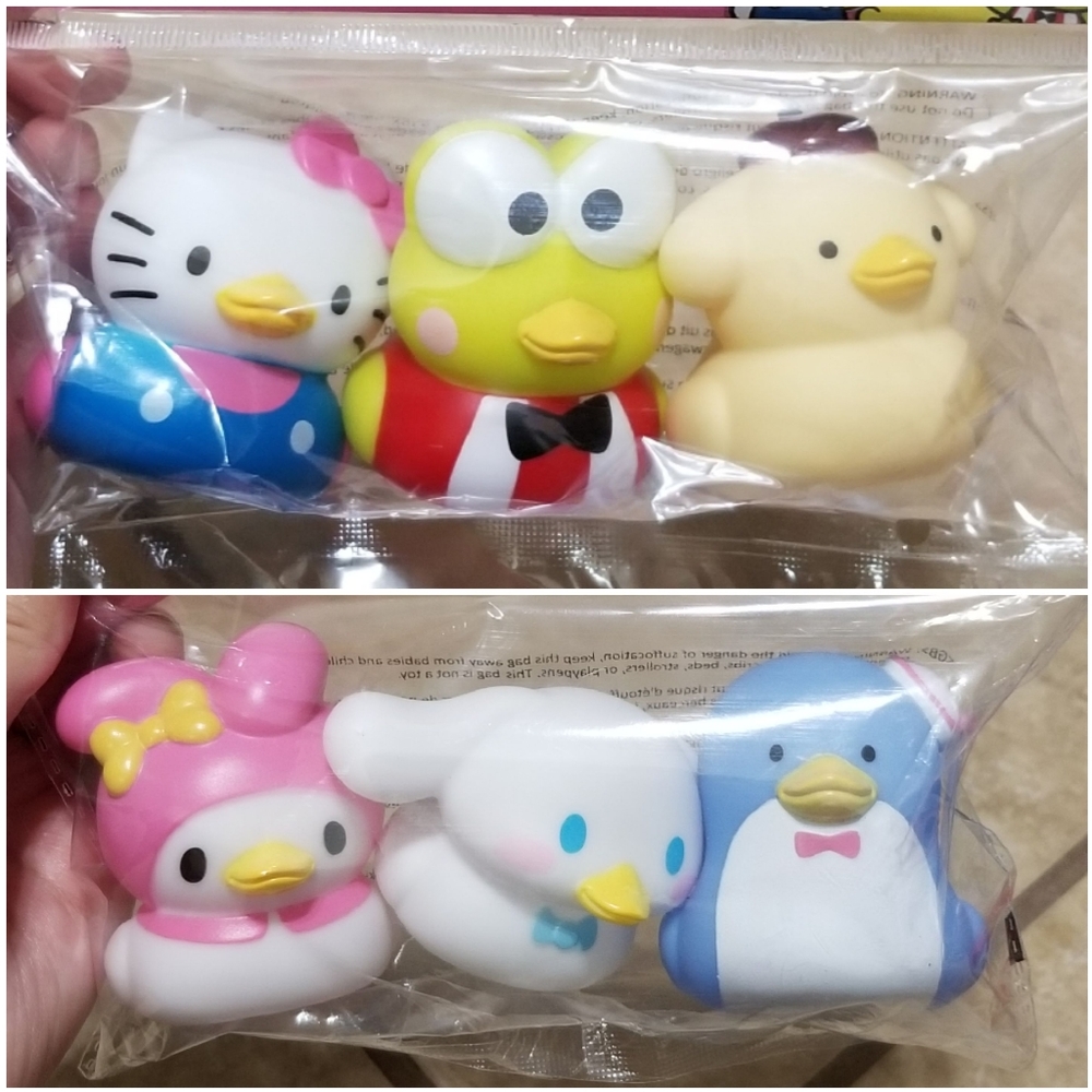 Duckz x Sanrio Hello Kitty & Friends Rubber Ducks (6pc Set)